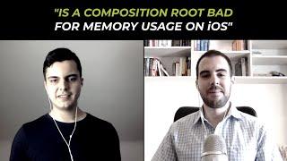 Is a Composition Root bad for memory usage on iOS?