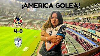 LLUVIA DE GOLES EN EL AZTECA I AMERICA 4 PACHUCA 0  VIDEOREACCION I JORNADA 11 LIGA MX