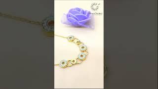 flaunt basket Pure 92.5 Silver Gold Polish Necklace #onlineshopping #trending