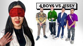 4 boys vs Jessy (Echte meisjes in de jungle 2025) 