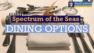 로열 캐리비안 크루즈 레스토랑 & 바 투어!ㅣRoyal Caribbean Spectrum of the Seas Dining Options