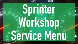 Sprinter Workshop Service Menu 2019+ (Service Reset & Brake Pads)