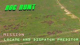 Another hog with a death wish is rooting up my alfalfa.  #hoghunt #helicopter #ranch