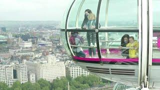 London Eye gives bird's-eye view as lockdown lifts