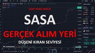 SASA GERÇEK ALIM BOLGESİ  GERCEK DÜŞENİ KIRAN SEVİYESİ NEDİR? 09.09.2024#SASA