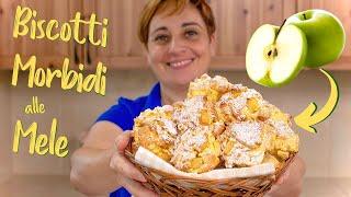 SOFT APPLE COOKIES Easy Recipe by Benedetta - Soft Apple Cookies Easy Recipe