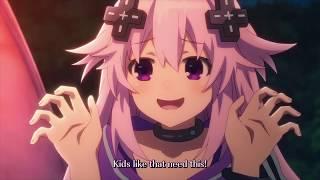 Hyperdimension Neptunia Scene Neptune tickles Nepgear