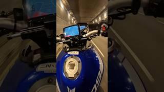 Night Ride with PureVideo Mode  Insta360 Ace Pro Yamaha MT-09 #yamaha #hzmvmotovlog #hzmv