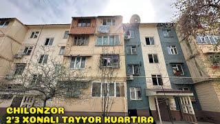 2 XONALI TAYYOR REMONTLI KVARTIRA SOTILADI️
