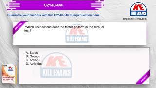 C2140-646 - Rational Manual Tester Real Exam Questions by Killexams.com