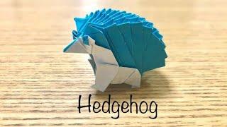 How to make a hedgehog from origami
