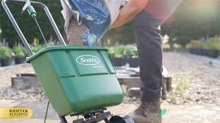 Scotts® EasyGreen Rotary Spreader - How To Use