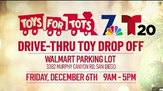 Toys For Tots: NBC 7 and Telemundo 20 host drive-thru donation | NBC 7