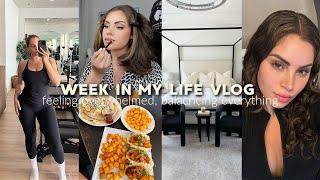 WEEKLY VLOG Feeling Overwhelmed, Finding Balance, Getting back into Pilates, and more!