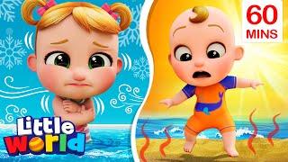 Hot And Cold (Opposites Song) + More Kids Songs & Nursery Rhymes by Little World