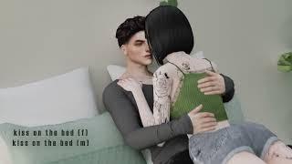 THE SIMS 4 | Animation Pack "Kiss on the bed"