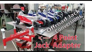 New 4-point Jack Adapter, Extension & Off-Road Floor Jack - All Designed to Work Together!