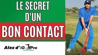  Cours de golf gratuit: comment COMPRESSER une Balle au Golf pour avoir un CONTACT Balle Terre