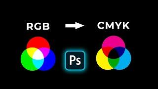 How to change RGB to CMYK without flattening the design or colors | Photoshop Tutorial