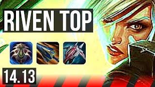 RIVEN vs AATROX (TOP) | Quadra, 7 solo kills, 900+ games, Dominating | NA Grandmaster | 14.13