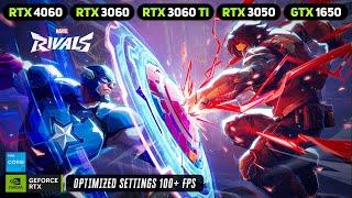 Marvel Rivals (UE5) RTX 4060 - RTX 3060 Ti - RTX 3060 - RTX 3050 - GTX 1650 - Optimized Settings!