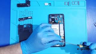 Ремонт телефона Samsung Galaxy A8 наглядно! Мастерские e-group