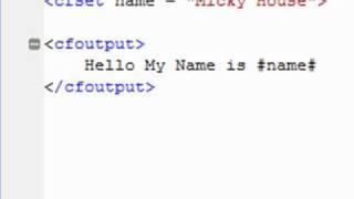 ColdFusion - Basic Tutorial 101