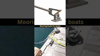 Mooring hook - Simple mechanism #cad #solidworks #learning #boat #hook #marine #ddesignhub