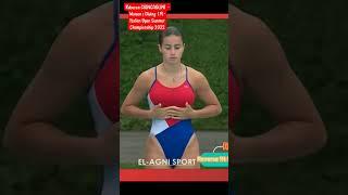 Rebecca CIANCAGLINI  - Women's Diving 1M - Italian Open Summer Championship 2022 #shorts