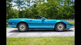 1987 Chevrolet Corvette Convertible Walk-around Video