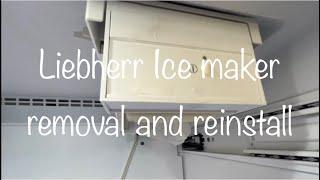 Liebherr CS2062 Ice Maker Removal