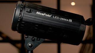 Обзор NiceFoto LED-2000A II: бюджетный би-колор светильник с диодом как у Aputure