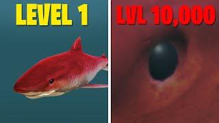 NEW RED SHARK LEVEL 10,000! (New Record) - Feed and Grow Fish - Part 142 | Pungence