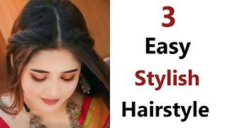 3 Easy Stylish Hairstyle - New & Easy Hairstyle | Hairstyle for Girls | hairstyles