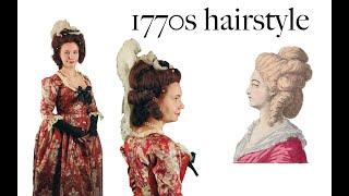 18th century hairstyle a la Colombe