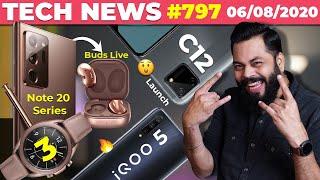 Galaxy Note 20 Series /Buds Live / Watch 3 Launched,realme C12  Launch, iQOO 5, PUBG 90fps-#TTN797