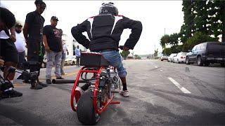 COMPTON MINI BIKES GETTING IT IN WITH STREET RACING PT. 1