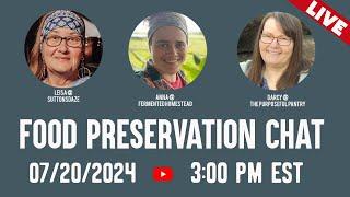 Food Preservation Live Chat