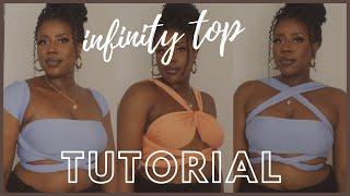 seven ways to tie an infinity wrap top | foyin og