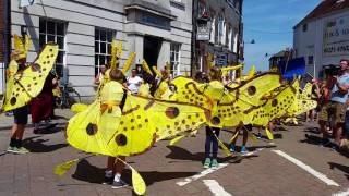 Lewes Peskies Parade 2017  (Patina) - the middle and rear of procession