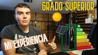 Mi Experiencia en el Grado Superior de Eficiencia Energética y Energía Solar Térmica