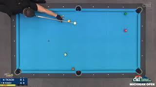 10-BALL ▸ 2021 CSI Michigan Open ▸ K. Tkach vs E. Kaci