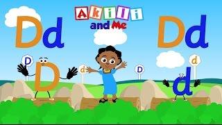 The Letter D | Educational Phonics Song | Akili and Me - African Edu Cartoons!