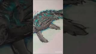 Drawing the Liopleurodon From Jurassic World Evolution