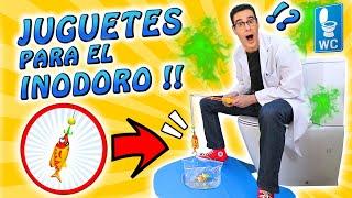 PROBANDO JUGUETES INCREÍBLES PARA EL INODORO | Curiosidades con Mike