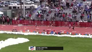 Coal Ridge's Peyton Garrison breaks the 3A 400-meter state meet record for the second time