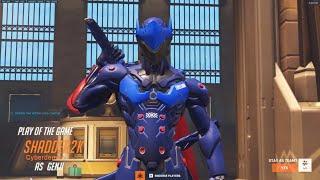 Overwatch 2 Rank 1 Genji Shadder2k Destroys Whole Enemy Team Es Genji -POTG-