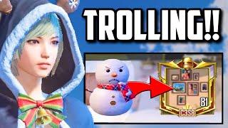 TROLLING CONQUEROR IN NEW EVENT MODE!! | PUBG Mobile