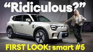 FIRST LOOK: smart #5 - an SUV too far or stroke of genius?