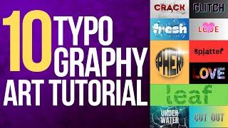 10 Typography Designs 2024 Canva Tutorial Text Effect